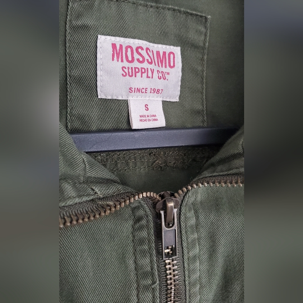 Mossimo Supply Co. Green Utility Jacket Size Small - Picture 4 of 5